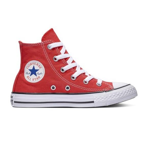 NWT Converse Kids' Chuck Taylor All Star High Tops – Red, Size 3 Little Kid - Picture 1 of 1